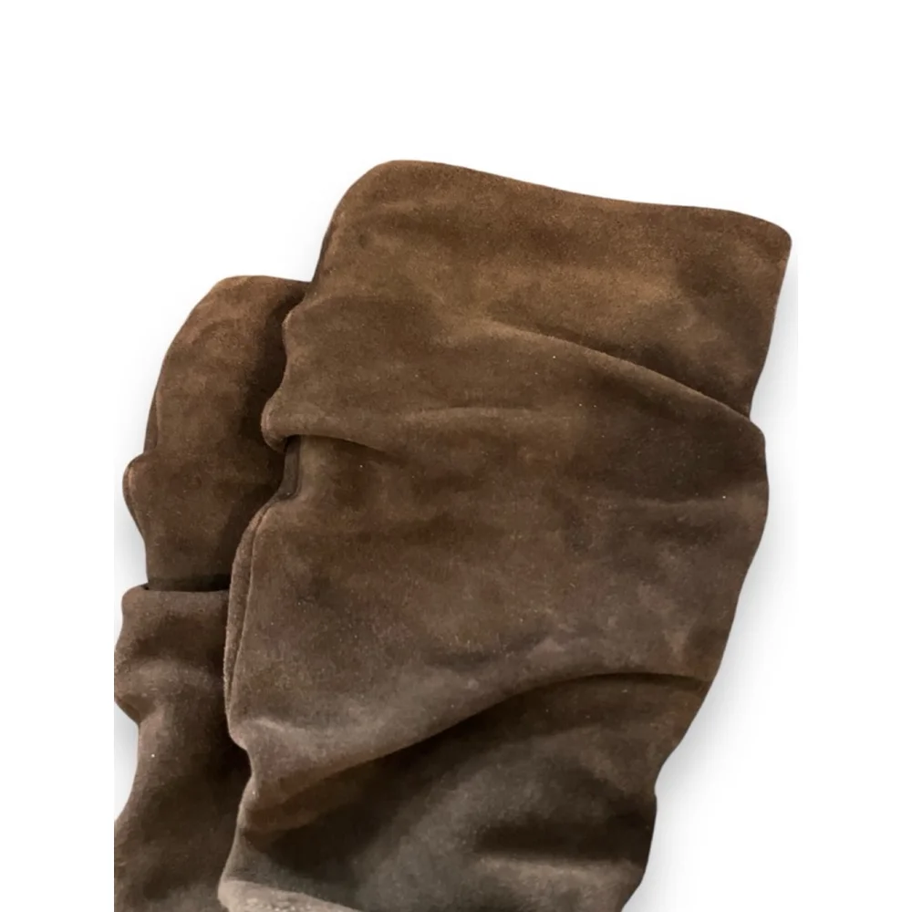 Steve Madden Slouchy Brown Suede Boots Size 8